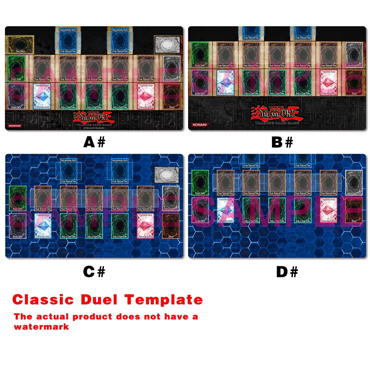 Door Mat Blank - YuGiOh Classic Mat Board Game Duel