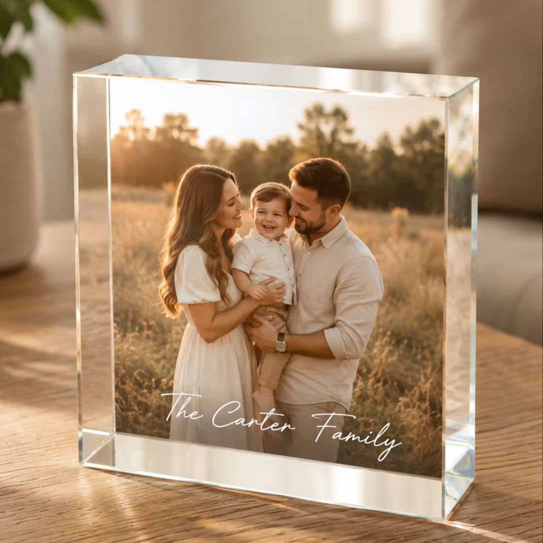 Personalized Family Acrylic Ph - Photo Acrylic Block 评论和价格