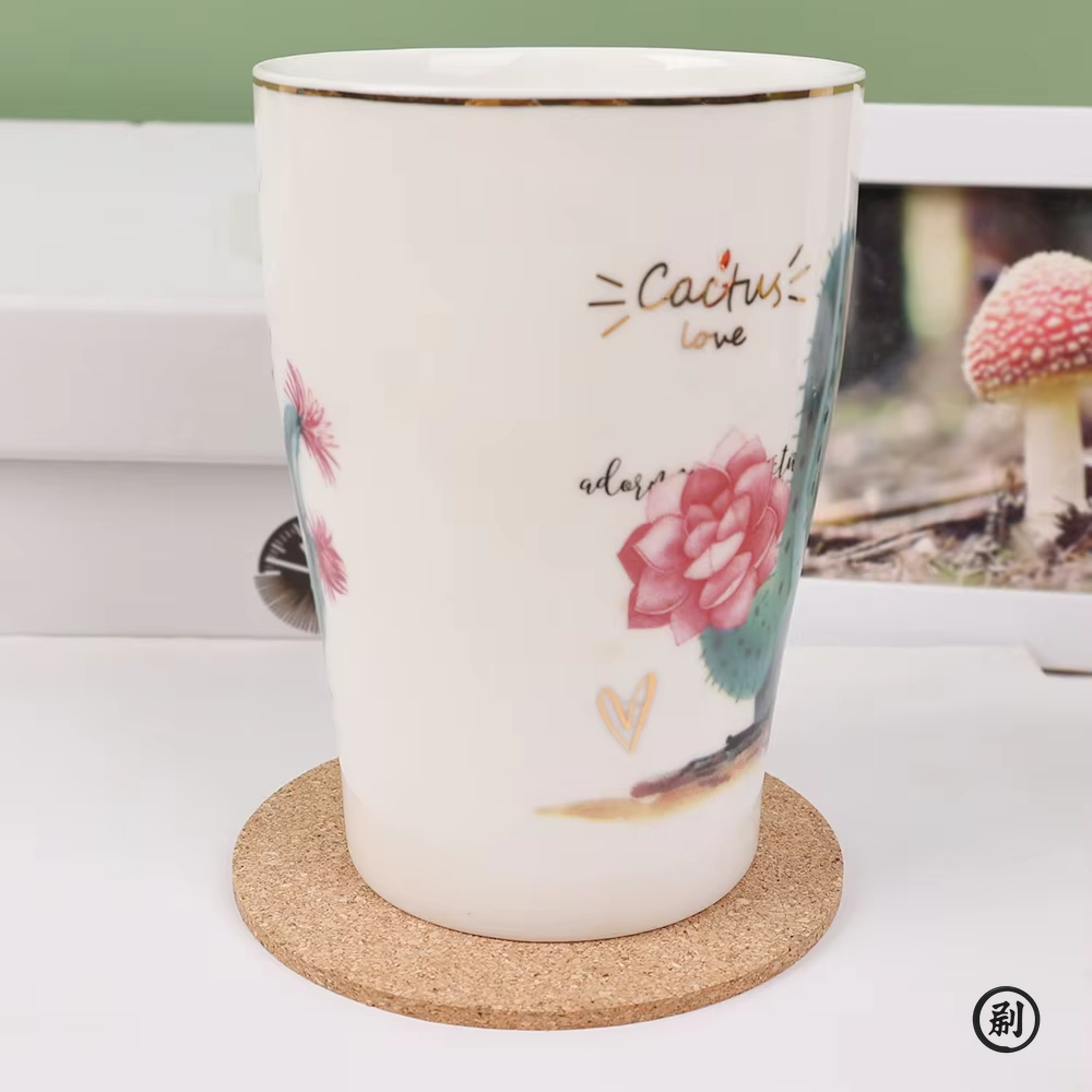 10PCS Cup Mat Natural Round Wo - Coaster Sublimation Blank 评论和价格