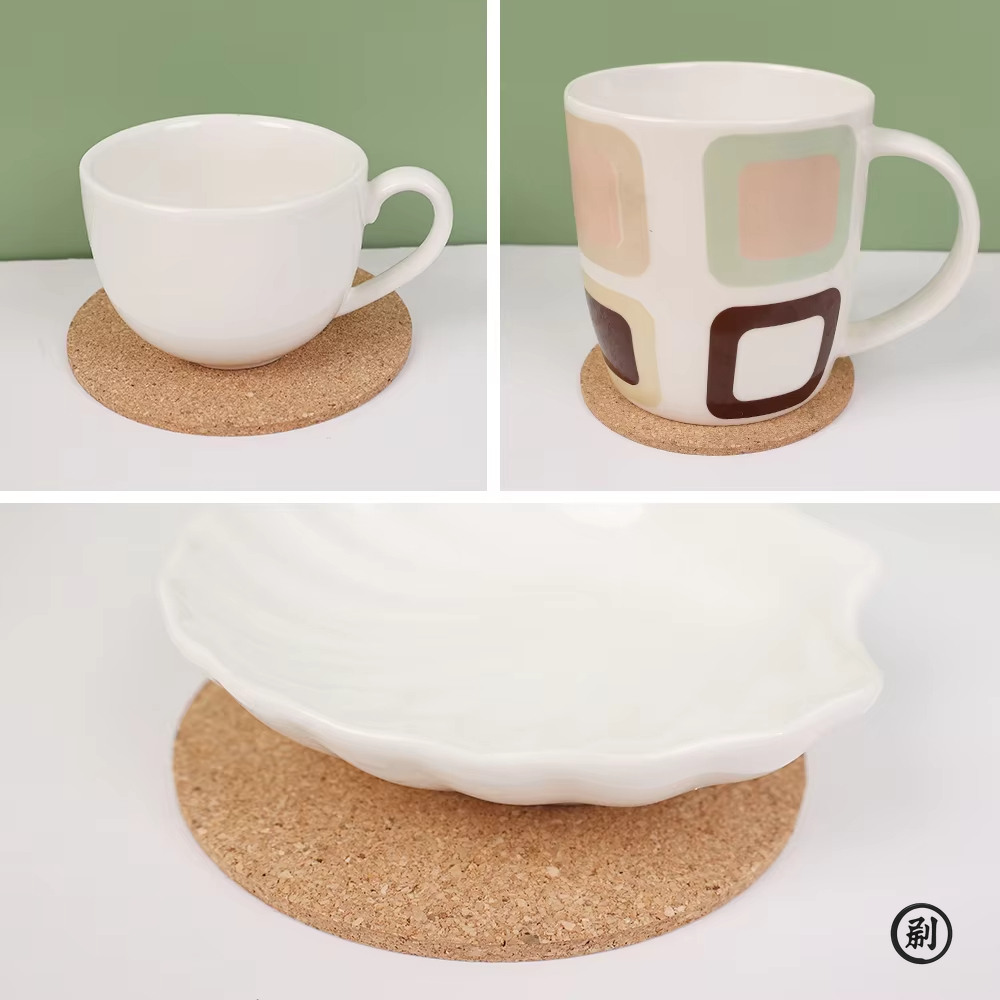 10PCS Cup Mat Natural Round Wo - Coaster Sublimation Blank 评论和价格