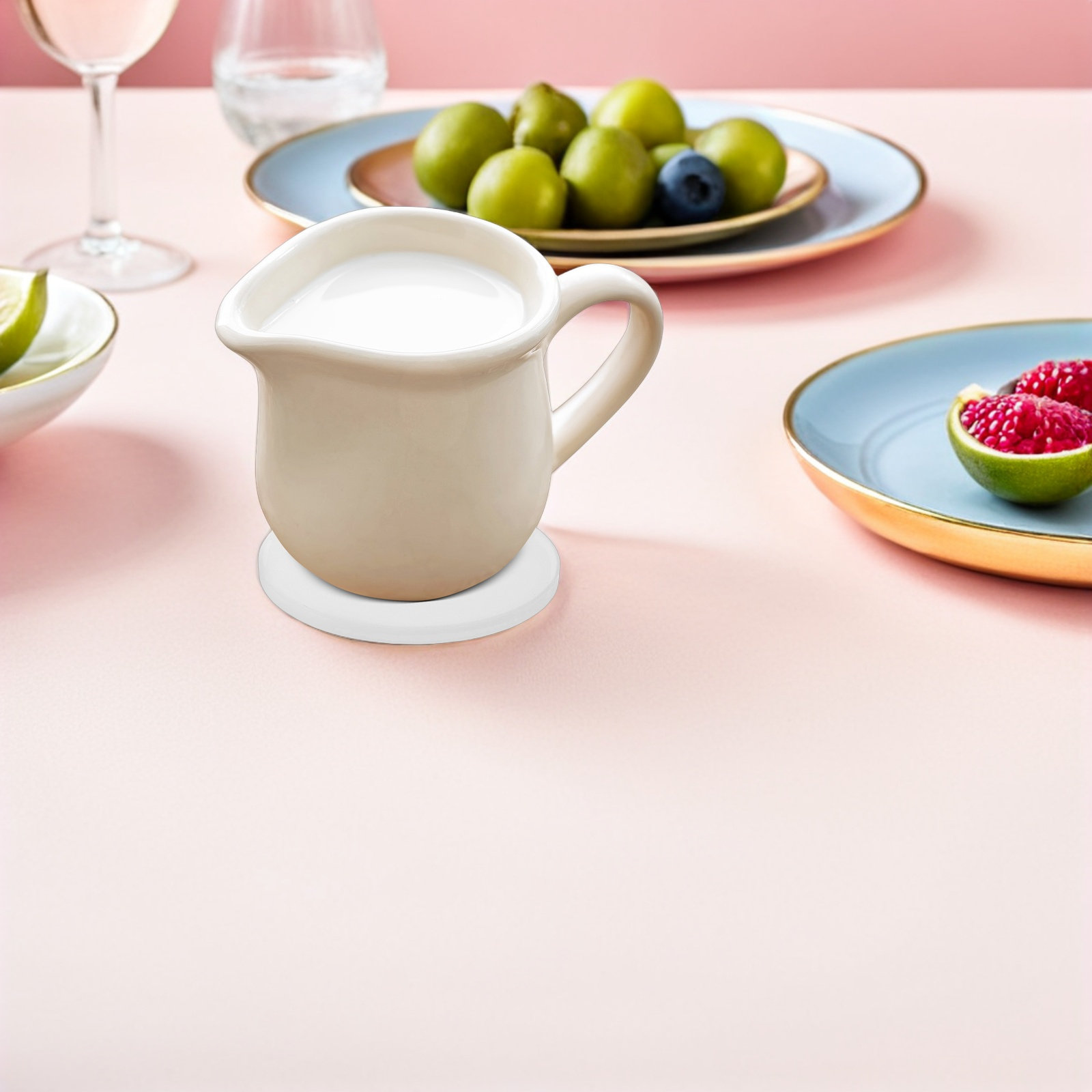 12Pcs White Round Ceramic Coas - Coaster Sublimation Blank 评论和价格