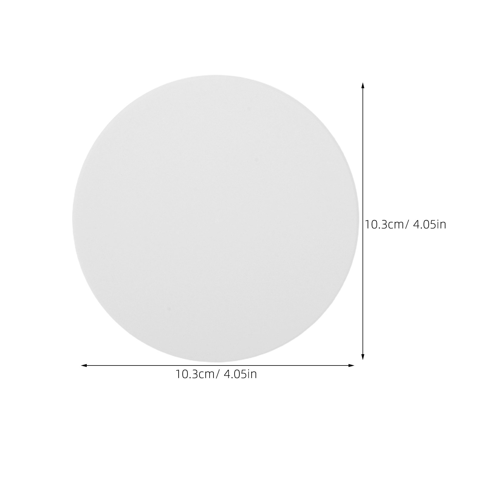 12Pcs White Round Ceramic Coas - Coaster Sublimation Blank 评论和价格