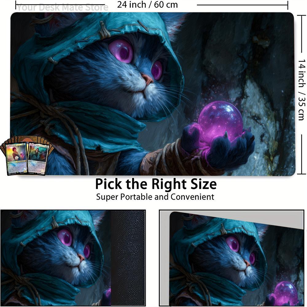 Mysterious Cat Fortune Teller  - Door Mat Blank 评论和价格
