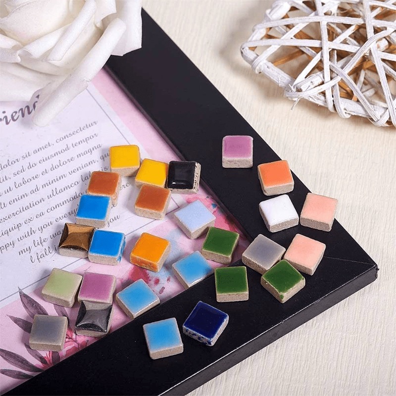 100g Square Ceramic Mosaic Til - Ceramic Tile Blank 评论和价格