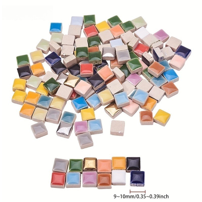 100g Square Ceramic Mosaic Til - Ceramic Tile Blank 评论和价格