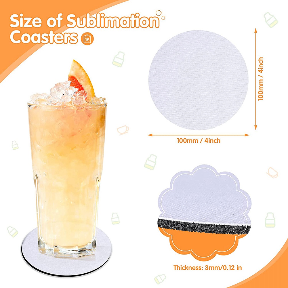 WSFS! Round Sublimation Blank  - Coaster Sublimation Blank 评论和价格